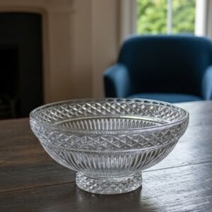 Large Crystal Elegant Fruit Bowl